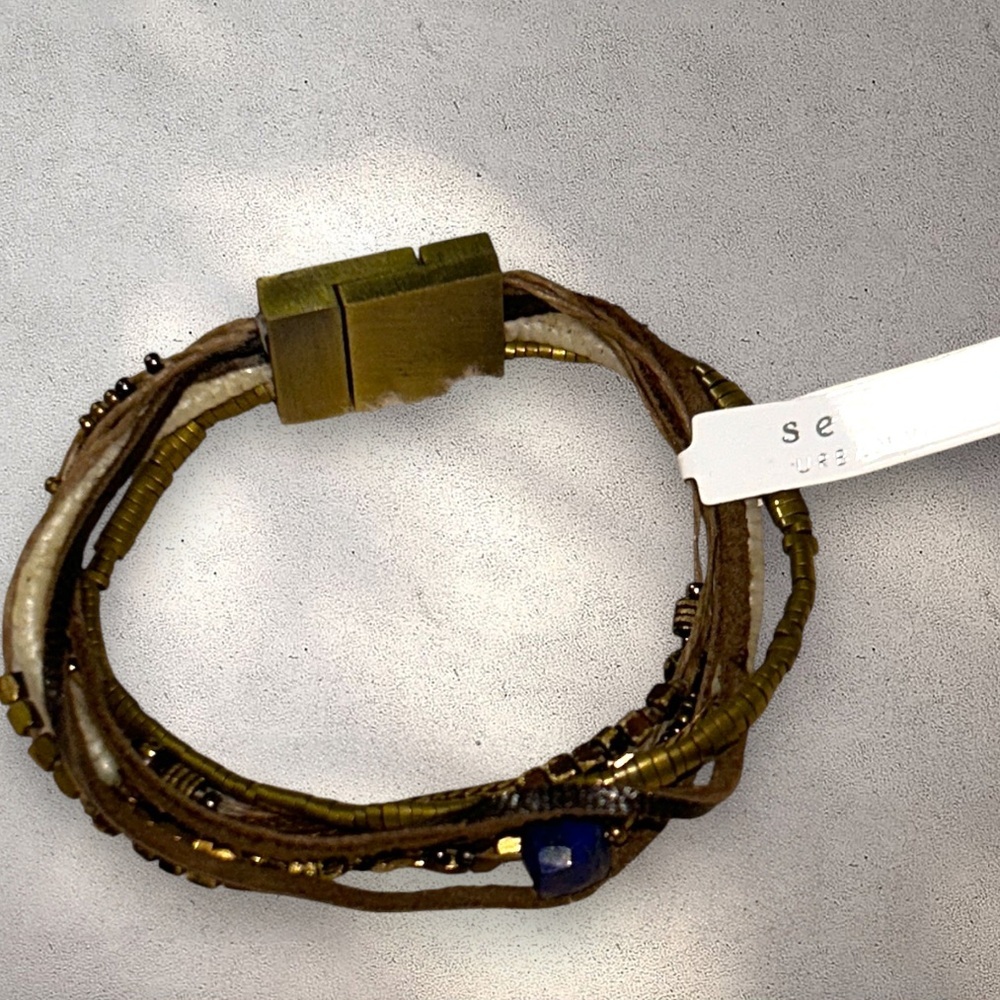 NWT This is a Serefina Sierra Bracelet Set in Blue multi - Picture 3 of 5